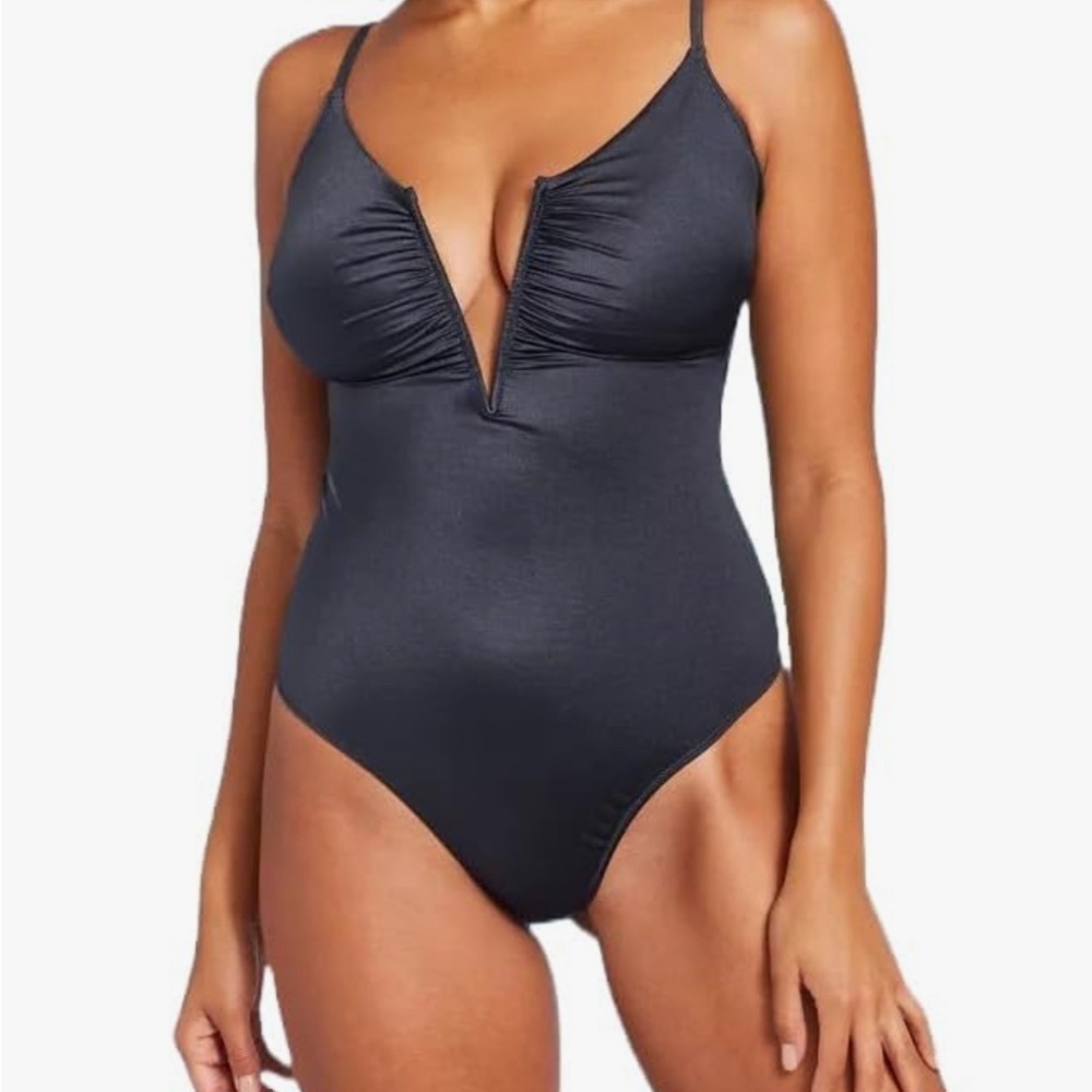Elegant Black One-Piece Swimsuit